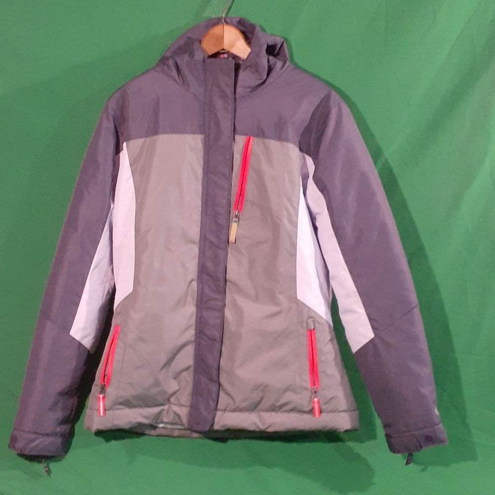 Champion XL zipper and velcro hooded jacket